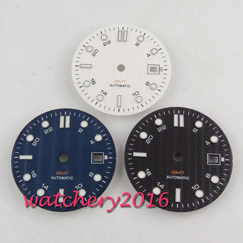 31mm Bliger Watch sterile Dial fit NH34 Mingzhu 2813 3804 Miyota 8215 821A 82series  DG 2813 ST1612 movement
