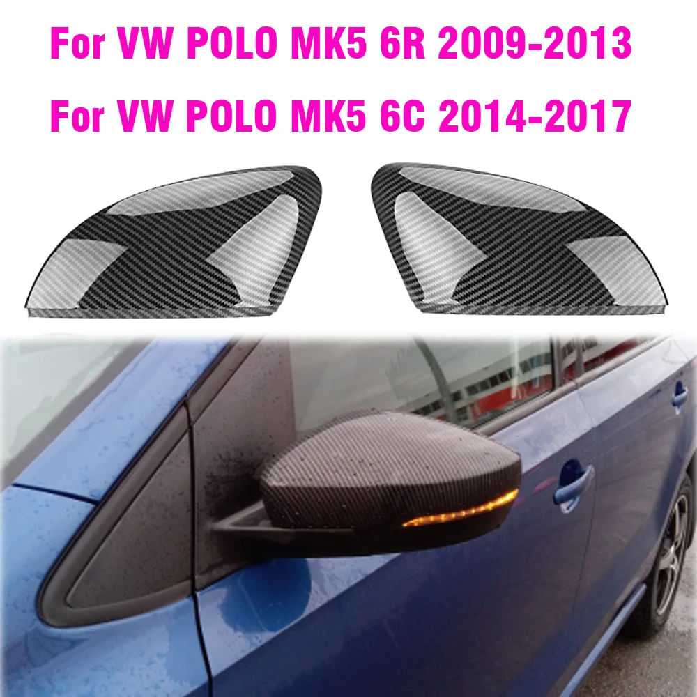 

Колпачки на боковое зеркало заднего вида для VW POLO MK5, 6R, 6C, 2014-2017