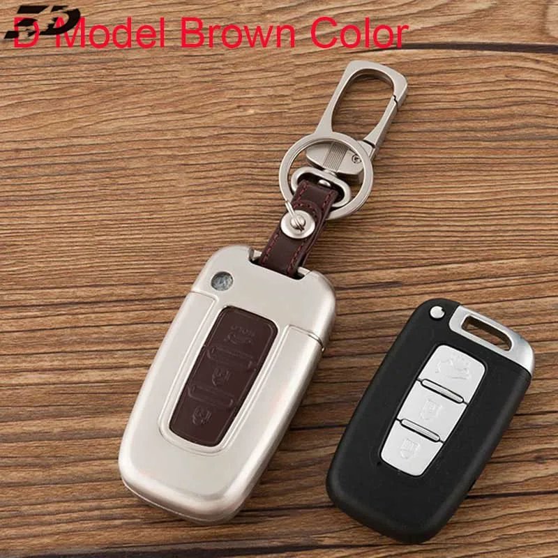 Чехол для автомобильного ключа из цинкового сплава и кожи чехол Kia Ceed Sportage R K3 K4 K5