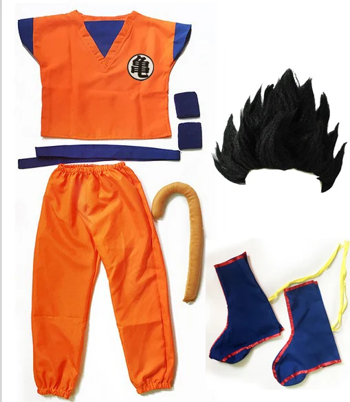 dragon ball 12 Лидер продаж лучший подарок на вечеринку Dragon ball Z косплей парик Гоку Супер Saiyan Аниме Костюм Вечерние наряды костюм для взрослых женщин - Цвет: dragon ball 12