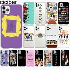Ciciber чехол подходит для iPhone 12 Pro 13 11 XR XS Max 7X8 6 6S Plus 5S SE 2020 друзья ТВ силиконовый чехол