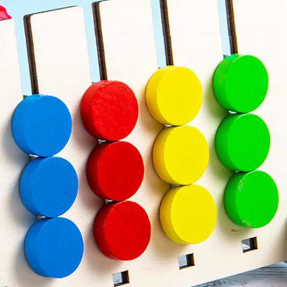 

Colors and Fruits Double Sided Matching Game Logical Reasoning Training Kids Educational Toys Children Wooden Toy Montessori Toy