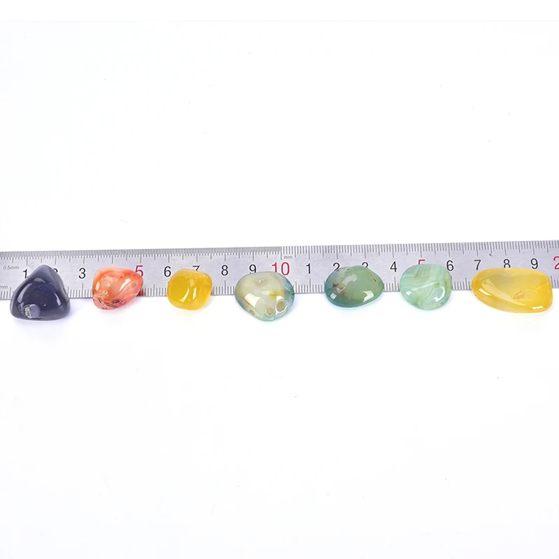 

50g/bag Natural Palm Stones Tumbled Stone Polished Irregular Crystal Stone DIY Jewelry Making Accessories Random