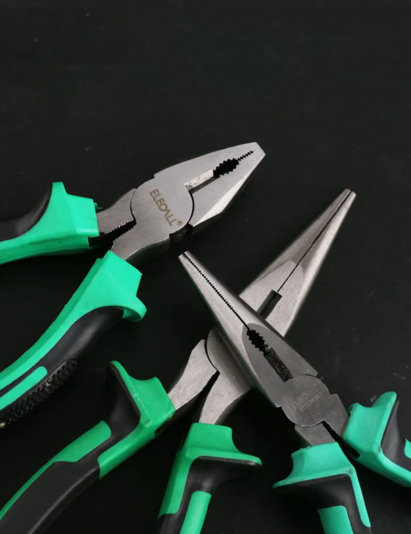 ELECALL Mini Electrician Cable Wire Cutting Plier 6&quot 8&quot Diagonal Long Nose plier Cutter Nippers Stripping Crimpping | Инструменты