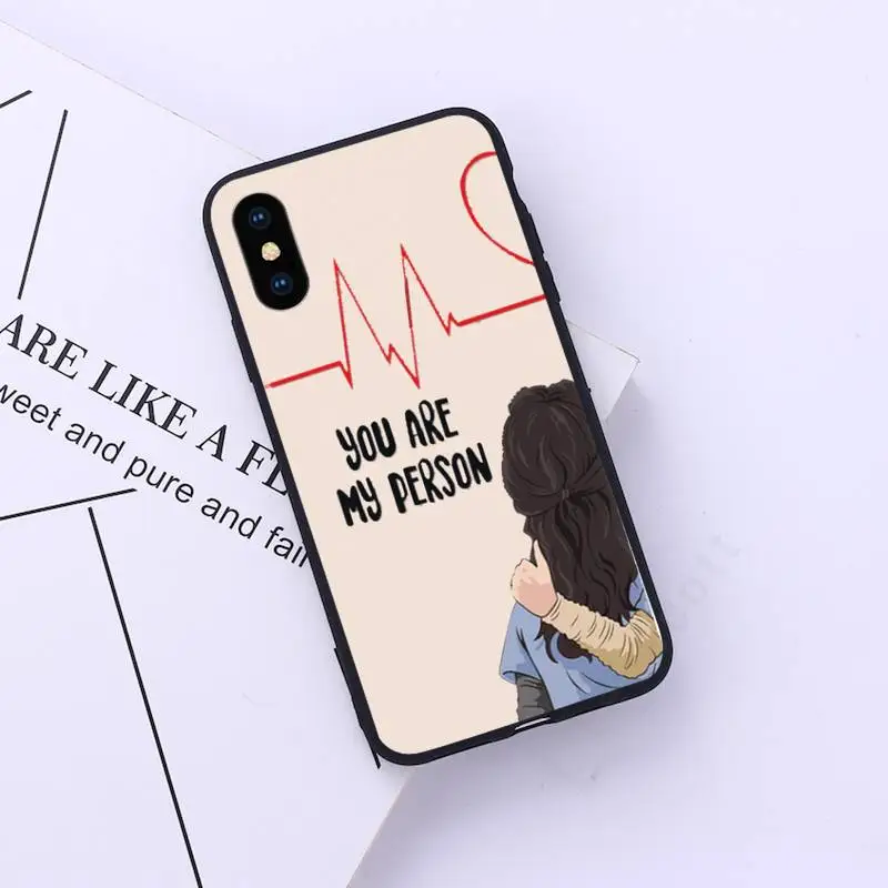 

Greys Anatomy You're My Person Phone Case for iPhone 11 12 pro XS MAX 8 7 6 6S Plus X 5S SE 2020 XR