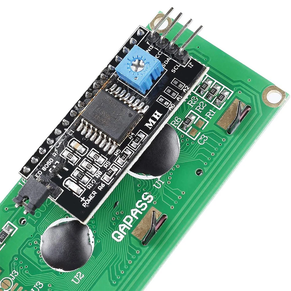ЖК-дисплей 1602 + I2C 16x2 1602A синий/зеленый экран HD44780 символьный ЖК-дисплей/w IIC/I2C