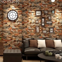 home decor 3d pvc red brick stone wallpaper rolls self adhesive living room bedroom hotel furniture wall stickers decoration