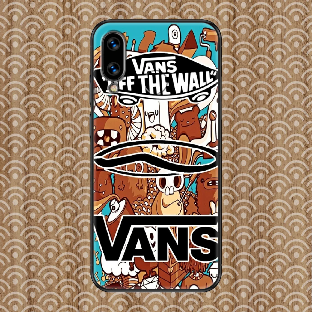 

Vansing Skateboard Brand Phone case For Huawei Honor 6 7 8 9 10 10i 20 A C X Lite Pro Play black silicone hoesjes soft coque 3D