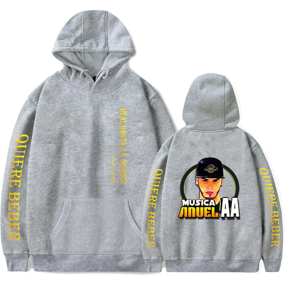 Anuel AA Стиль Знаменитостей Толстовка для мужчин и женщин