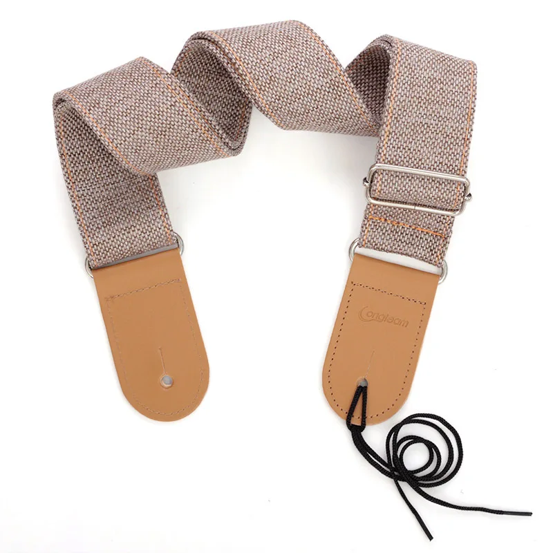 einstellbar baumwolle gitarre schwanz nagel strap volks holz gitarre elektrische gitarre schräge quer schulter gurt instrument zubehör free