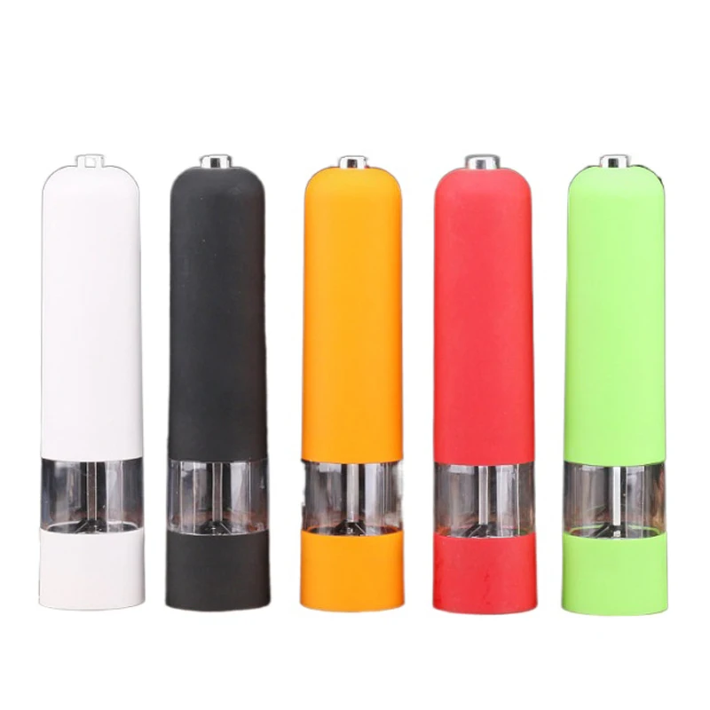 

Salt Pepper Grinder ABS Electric Spice Flour Mill Grinder Adjustable Coarseness Kitchen BBQ Tools Seasoning Tools Pepper Mill