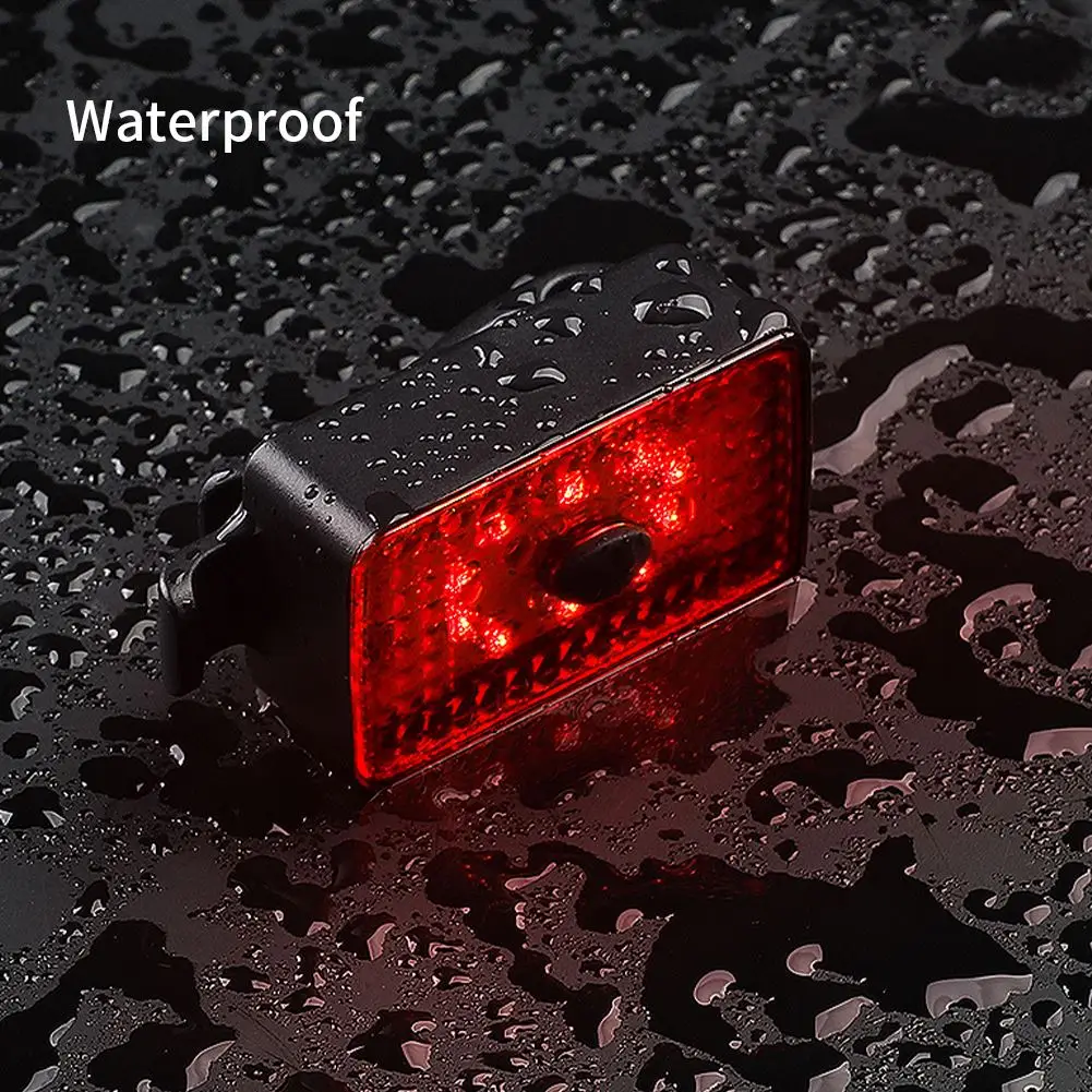 

Bicycle LED Light Bike Mini Safety Lamp Bicycle Tail Warning Lamp For City Commuters Kids Cyclists Black Bicycle Accessories