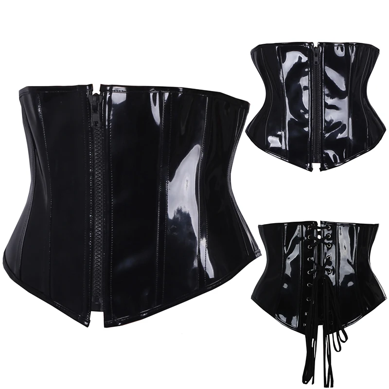 

New Ladies Slimming Sexy Lingerie Plastic Steel Boned Corset Hot Wide Underbust Waist Belt Corset Top Plus Size Corselet