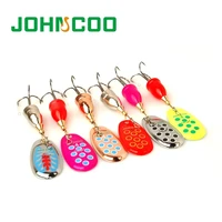 spinner bait metal lure 2pcslot fishing lure for spoon spinner lure 5g8g10g13g color artificial fish bass fishing tackle