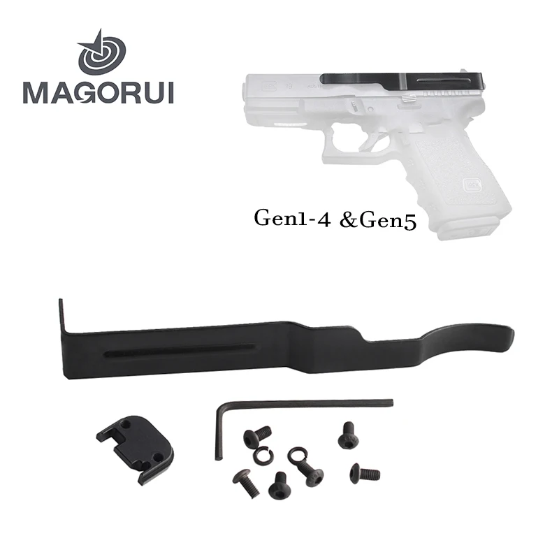 Скрытый зажим для пистолета MAGORUI ремня Glock Slide Holster Glock17/19/22/23/24/25/26/27/28/31/34/35/36