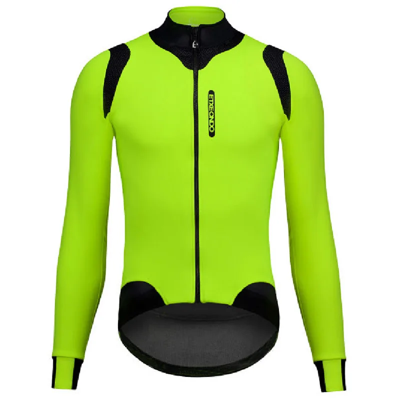 Maillot Испания pro team зима Велосипеды Длинные рукава Джерси термо флисовый Топ Для мужчин mtb велосипеда для верховой езды pro велосипедная форма - Цвет: Jersey   01