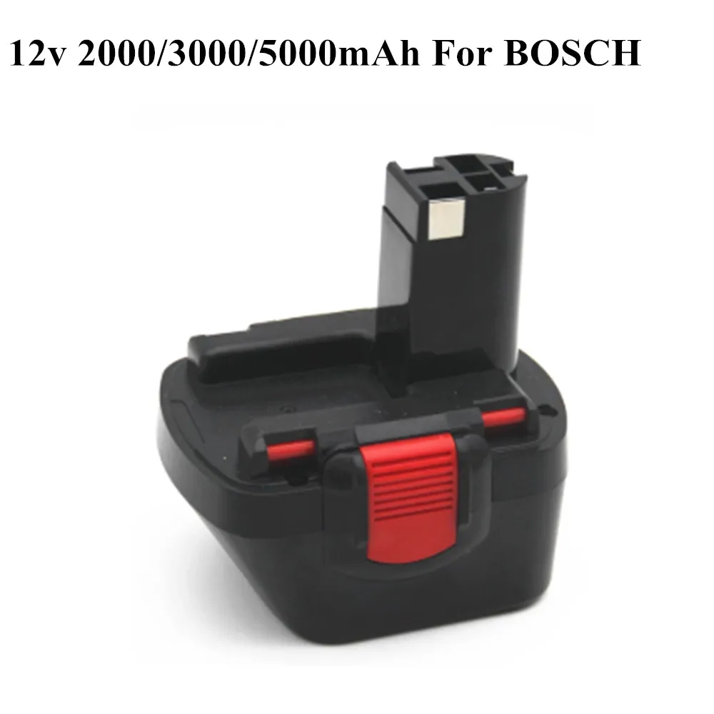 12v 2000mAh 3000mAh 5000mAh Ni-CD Battery For Bosch GSR 12 VE-2 GSB 12 VE-2 PSB 12 VE-2 BAT043 BAT045 BTA120 2607335430