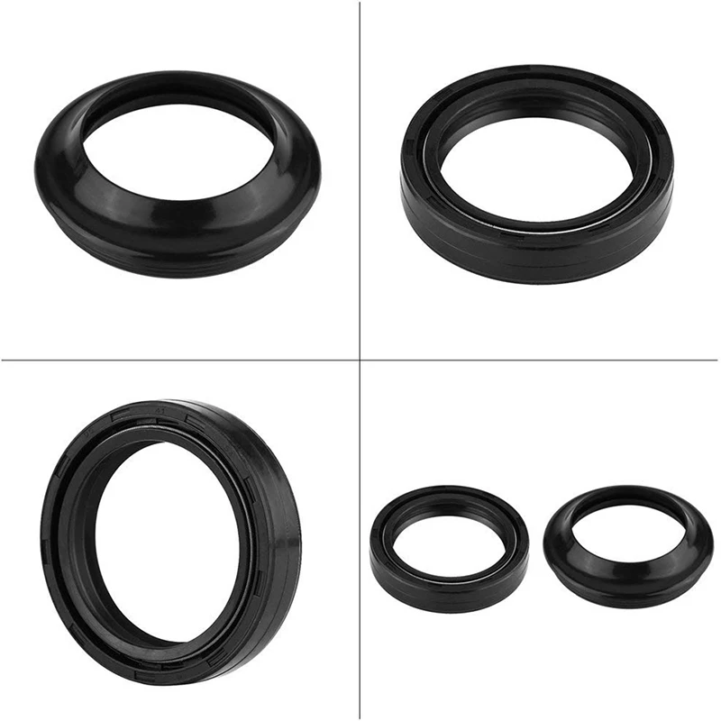 

Support Drop Shipping Two-Piece Motorcycle Front Fork Impact Oil Seal And Dust Seal Set Liquid Seal#