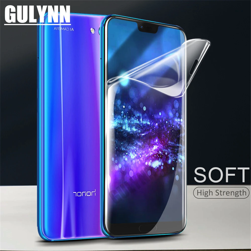 Защитная пленка для экрана Huawei P30 P20 Pro P Smart Plus Z 2019 мягкая Гидрогелевая Nova 5 5i 5T 6 не