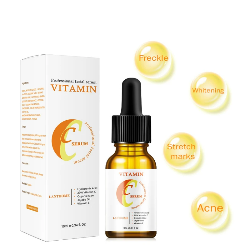 

Vitamin C Essence 10ml Vitamin C Liquid Serum Anti-aging Moisture Whitening VC Essence Oil 10ml Skin Care Cream Anti Aging Skin