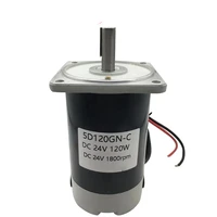 120w dc motor high speed 24v 18003000rpm permanent magnet motor high torque long life adjustable speed reversible low noise