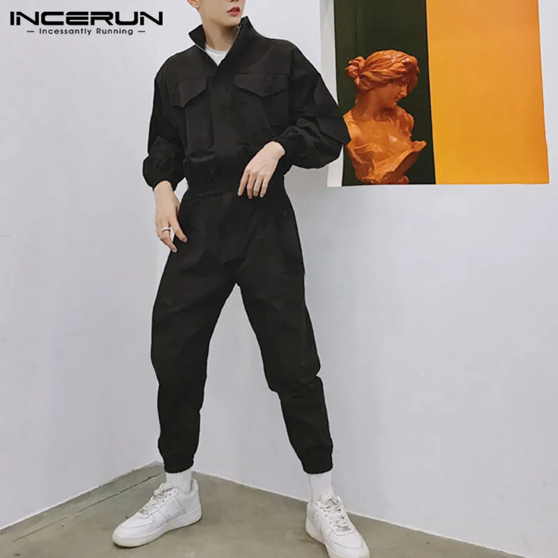INCERUN 2021 Новая мода для мужчин спортивный костюм бега с длинными рукавами Детский
