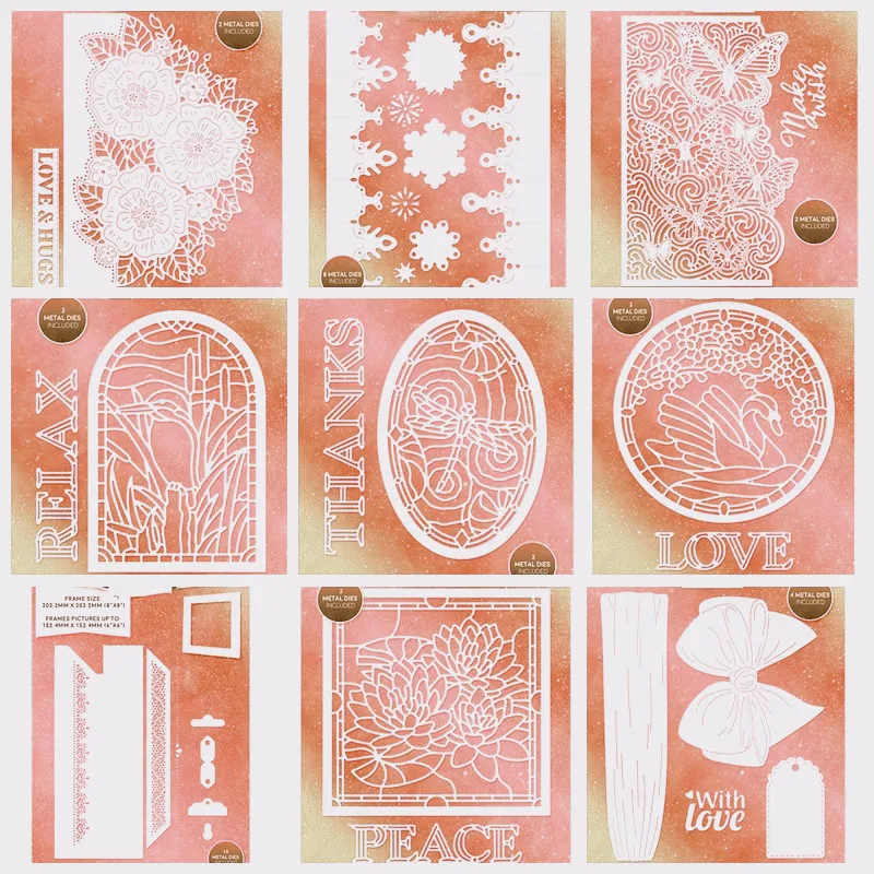 Бабочка Холли кружевная рамка металлические режущие штампы трафареты для