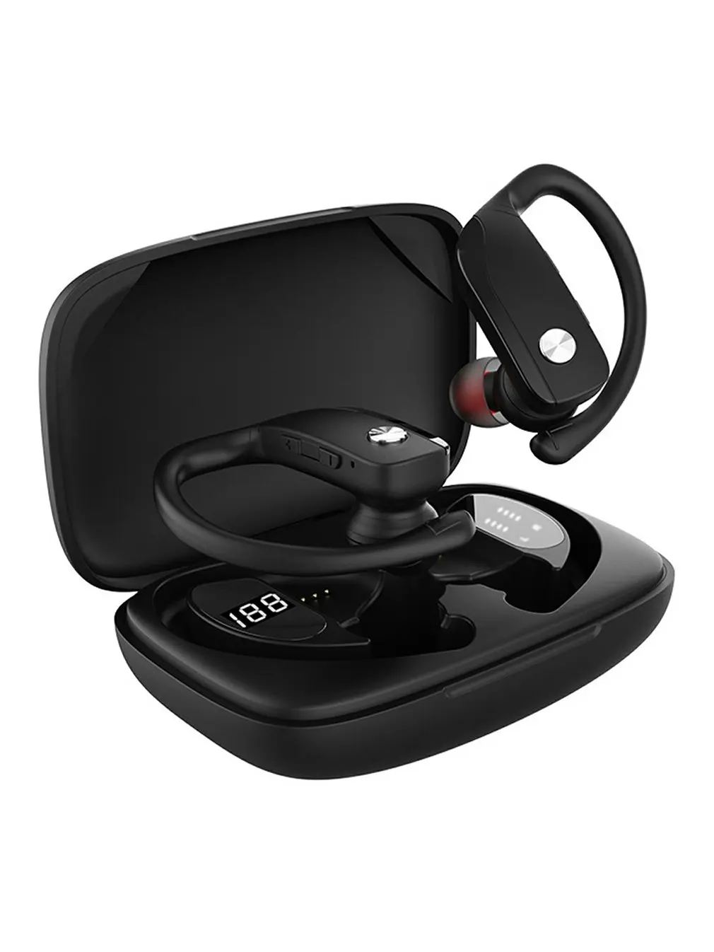 

T16 TWS Bluetooth Wireless Earphones Headphones With Bluetooth 5.0 LED Digital Display Lossless HD Rendering Microphone With Box