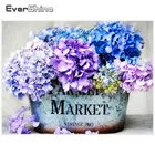 Evershine 5D DIY алмаз живописи цветок фотографии Стразы Полный Дрель Алмаз вышивка цветок домашнего декора ручной работы