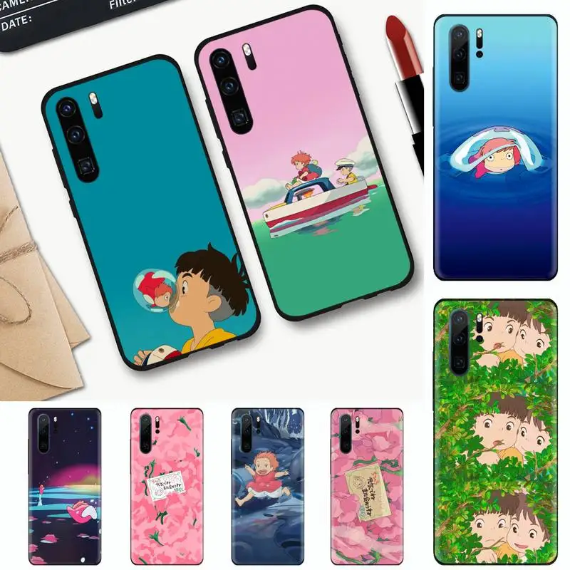 

Ponyo on the Cliff Phone Case For Huawei honor Mate mate P 10 9X 10i 20 30 40 y7 nova 5t lite pro p smart 2019