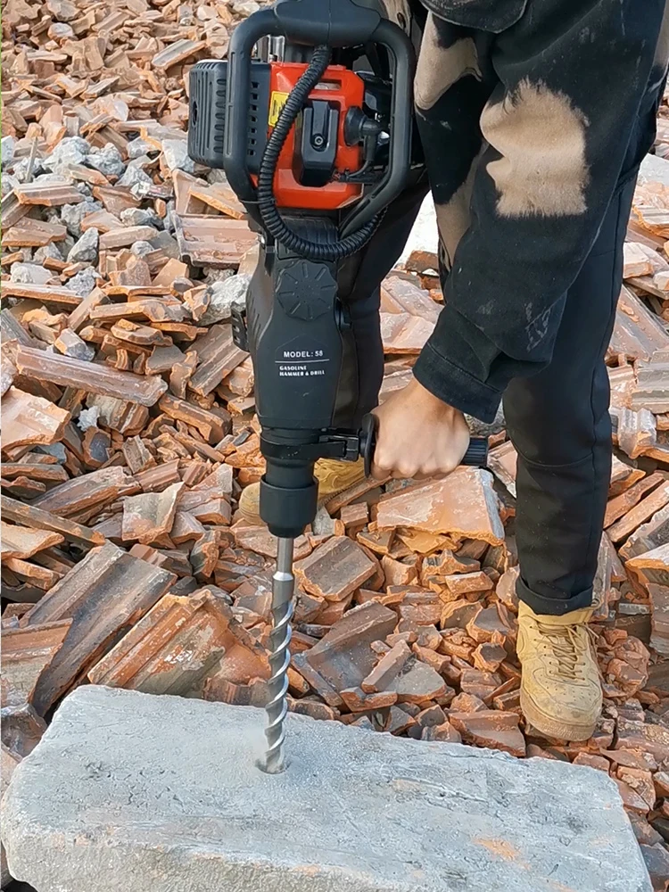 Многофункциональная дробилка копатель ямок для деревьев портативная дрель