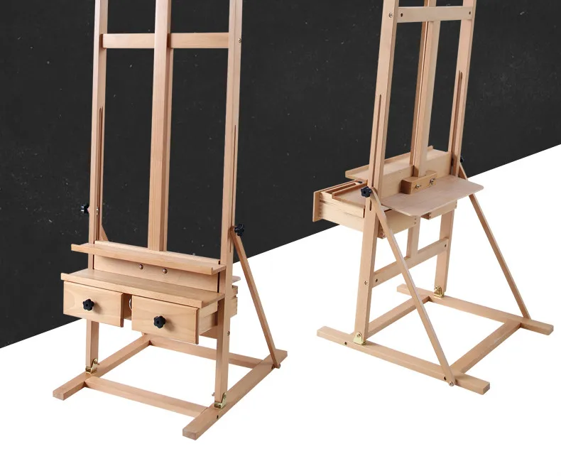 Мольберт с ящиком Chevalet En Bois Artist Oil Акварельная Раскрашенная подставка мольберт Stand Atril Madera художественные принадлежности для художника