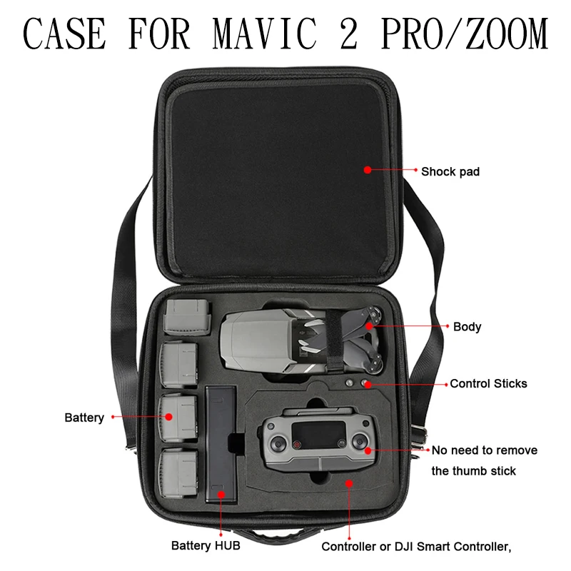 

Дорожный Чехол для переноски для DJI Fly Bag Box Kit аксессуары Smart/Remote Controller