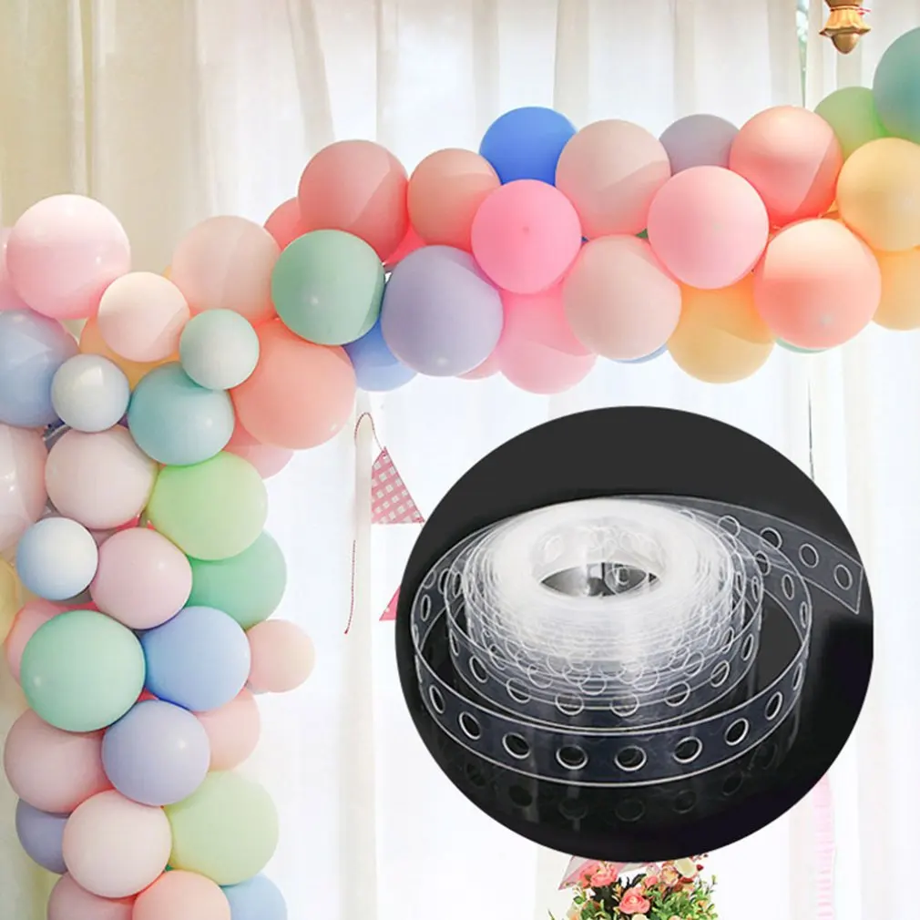 

Plastic Balloon Chain 5 Meters Long Net Red Balloon Decoration Chain Wedding Balloon Fixing Tools Balloon Wedding Room Layout