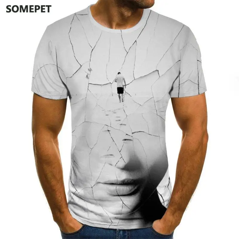 

2020 Summer New Pig Printing T-Shirt Funny T-Shirt Hip-Hop Clothing Short Sleeve T-Shirt Street Clothing