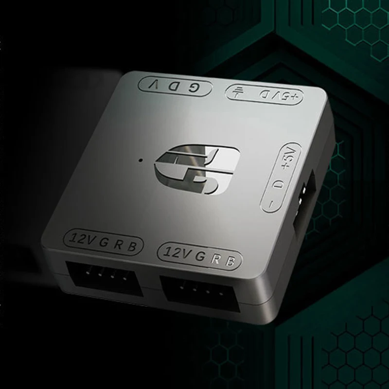 RGB Convertor 5V to 12V Transfer Hub SATA Interface net Installation for 3PIN M/B ASUS Gigabyte and MSI | Электроника