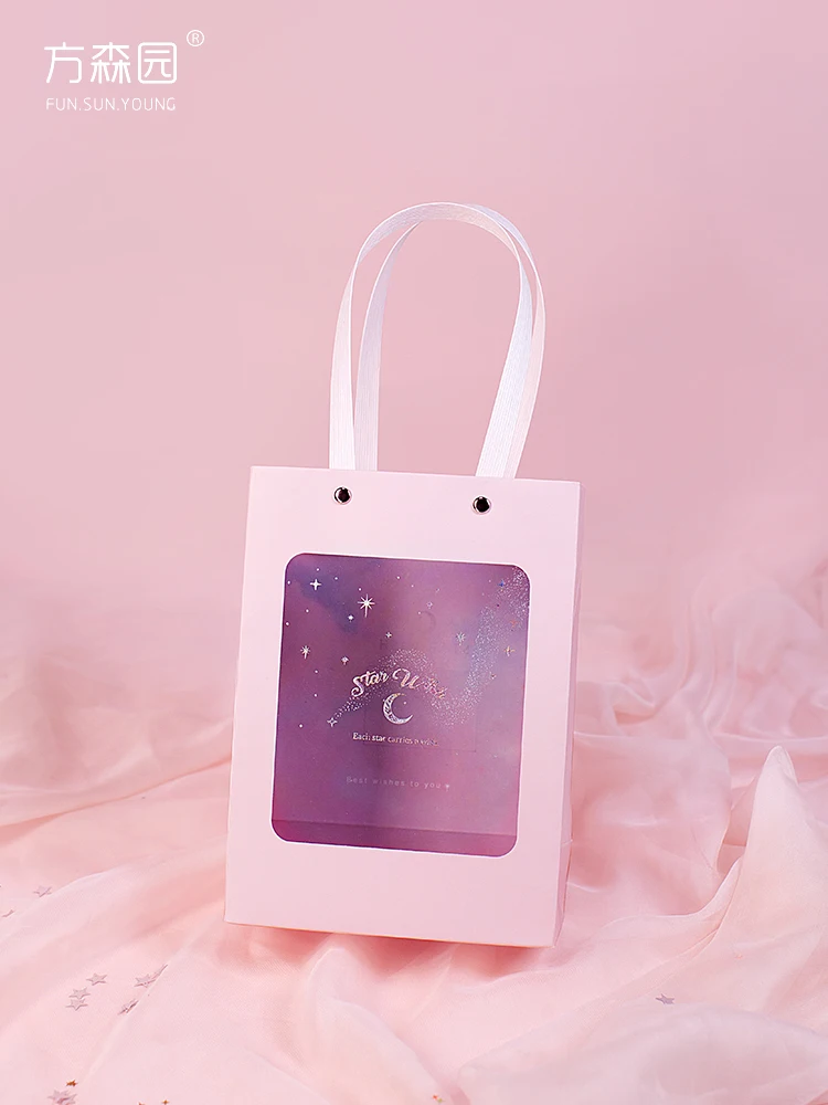 Фото 1pc Creative Star Pink Transparent Gift Box/bags For Jewelry Party Packing Bag with Handle Wedding Dress Souvenir Paper Supplies Дом и сад 1pc Creative Star Pink Transparent Gift Box/bags For Jewelry Party Packing Bag with Handle Wedding Dress Souvenir Paper Supplies Дом и сад