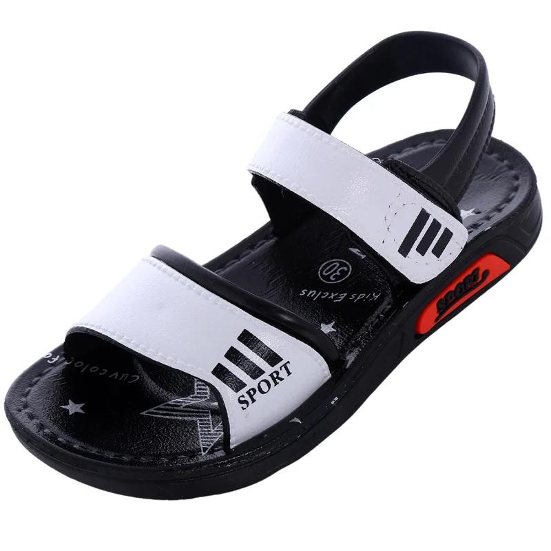 Летние детские сандалии для мальчиков и девочек повседневные уличные мягкие