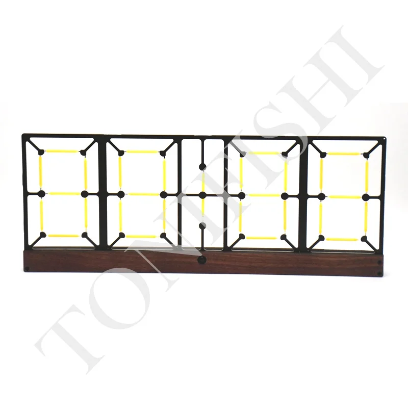 

TencyClock LED clock pseudo-glow hollow clock, double-sided USB power supply, exquisite and concise,for gifts and ornaments