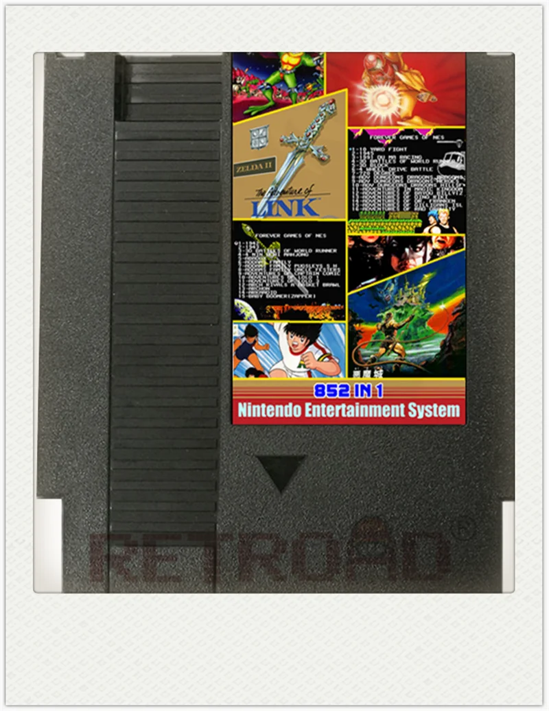 Игровой картридж 852 в 1 NES Multi 72-контактный Гб памяти для 8-битной игровой консоли -