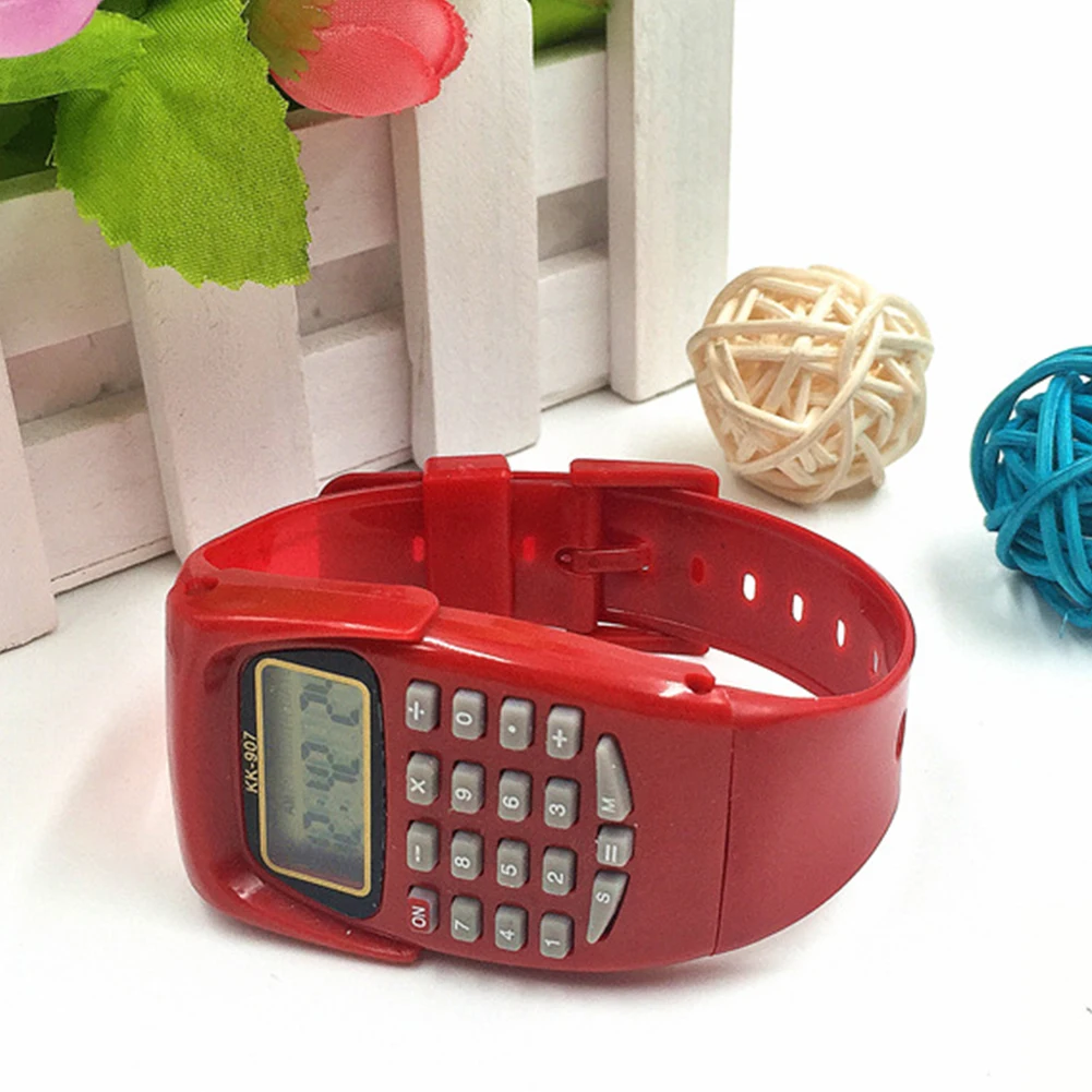 Digital Display Wrist Multifunctional Exam Oriented Portable Students Mini Kids Fashion Calculator Watch Electronic Practical