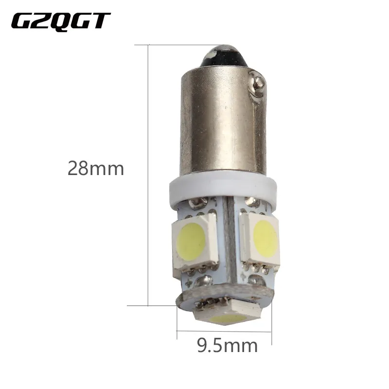 100pcsT11 BA9S Turn Signal License Plate Bulb 5050 5SMD LED White Lights Car Light Source DC24V Lamp T4W 3886X H6W 363 | Автомобили и