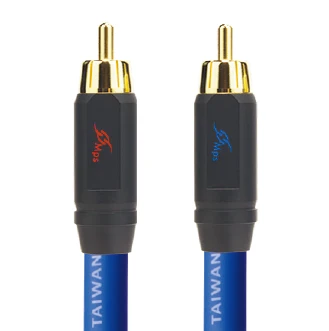 Коаксиальный кабель HiFi MPS M 75R 99.9997% OCC 75 Ом аудиокабель RCA BNC 24K с родиевым покрытием
