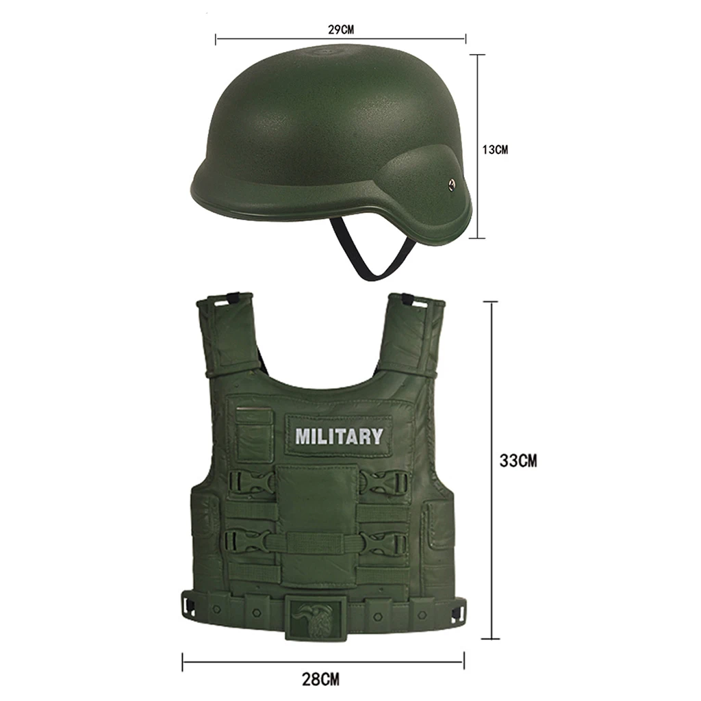 Детские уличные армейские костюмы 14x для мальчиков шлемы модель H ero ролевые игры