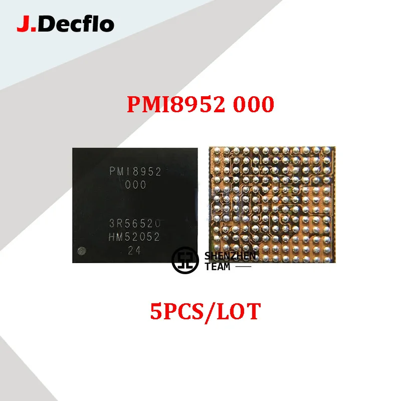 

JDecflo 5pcs/lot PMIC PMI8952 000 Power Supply For XIAOMI REDMI NOTE 3 4 MI OPPO V57 VIVO X9S Integrated Circuits Replacement