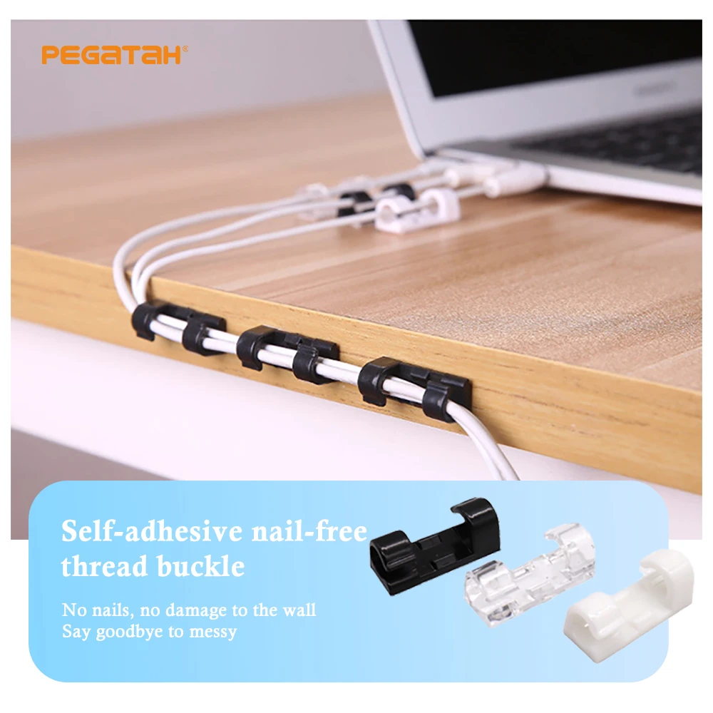 

Cable Organizer Winder Phone USB data Cables Management Wire Accessories ABS Wire Manager Cord Holder