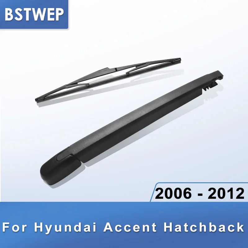 BSTWEP задние стеклоочистители и рычаг для Hyundai Accent хэтчбек 2006 2007 2008 2009 2010 2011