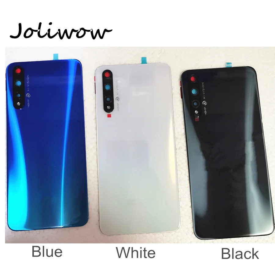 Cubierta trasera de bater&iacute;a para Huawei Honor 20s, carcasa de vidrio de 6,26 pulgadas, con lente de c&aacute;mara, cubierta de bater&iacute;a-2