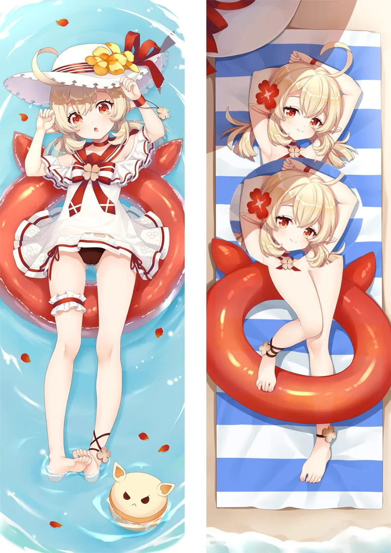 

Genshin Impact Klee Pillow Case Cosplay Dakimakura Hugging Body Prop Christmas Gift