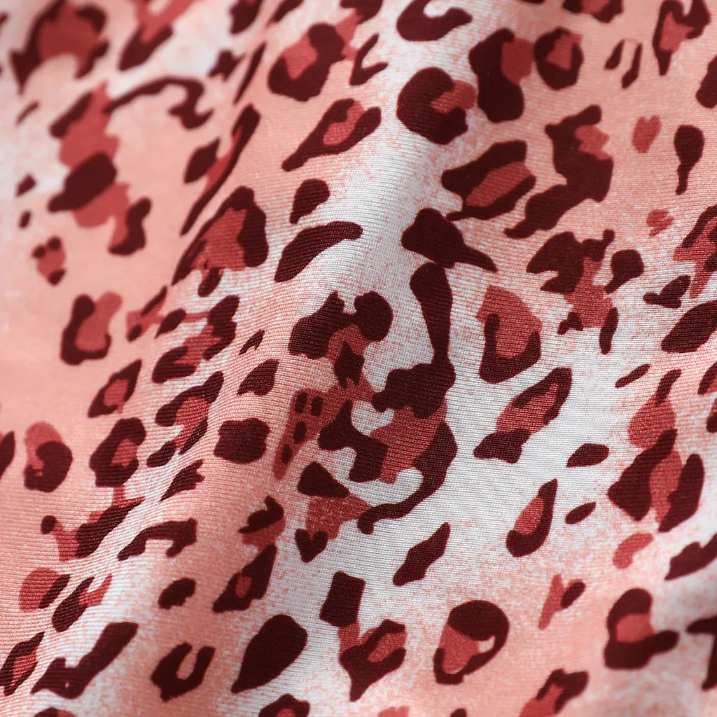 

Summer baby girl fashion simple cute sweet lotus leaf folds lace leopard polka dot printing one-piece children's swimwear